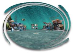 Screenshot of the Aquarium theme